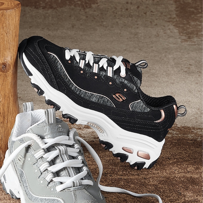 Skechers Women's D'Lites Me-Time Lace-Up, , large