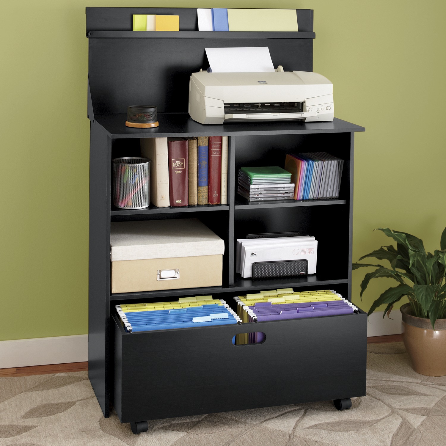 Efficiency Printer Stand With Storage Montgomery Ward Efficiency Printer Stand With Storage