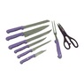 25-Piece Cutlery and Utensil Set, Purple, large