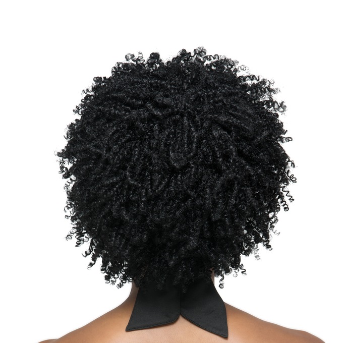 Vivica Fox Anjika Tie Headband Wig, Jet Black, large