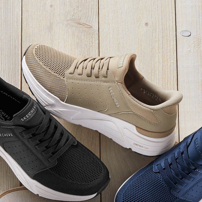 Skechers Men's Slip-Ins Rovino Lite Shoe with Memory Foam and 2" Platform, , large