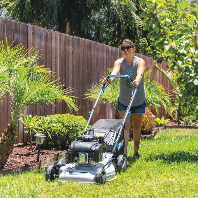 Pulsar 21" 200CC 3-in-1 Self-Propelled Lawn Mower, Black, large