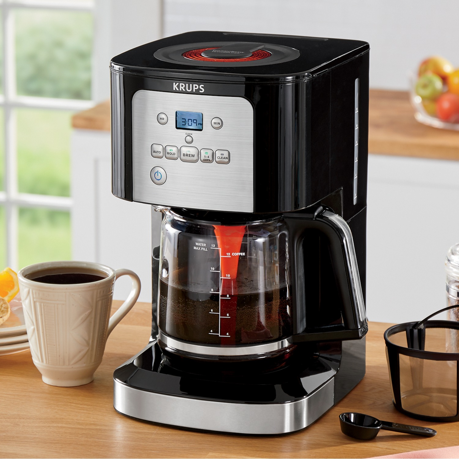 Krups® 12-Cup Thermobrew Programmable Coffee Maker ...