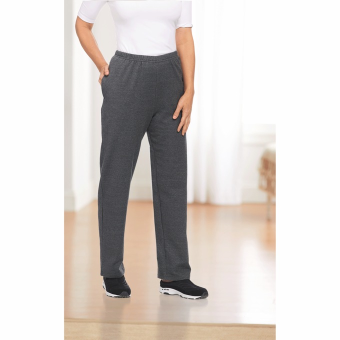 Casual Fleece Cotton-Blend Pant for Women, , large