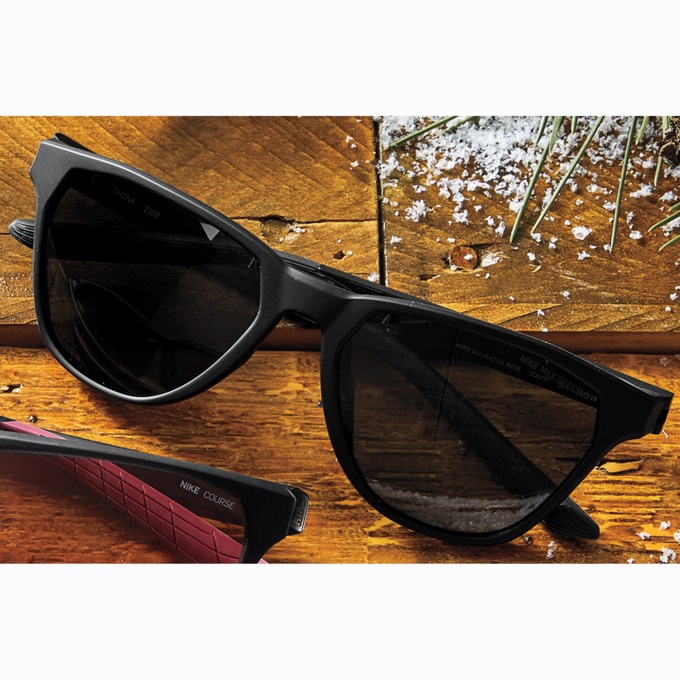 Nike Maverick Rise Sunglasses, Black, large