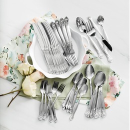 45-Piece Flatware Set, , large