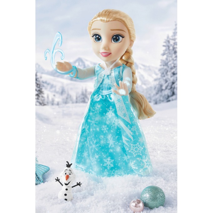 Lights & Sound Elsa Doll, Blue, large