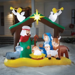 Nativity Inflatable, , large