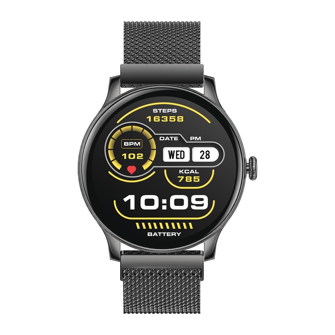 IG Round Smartwatch, Silver, large