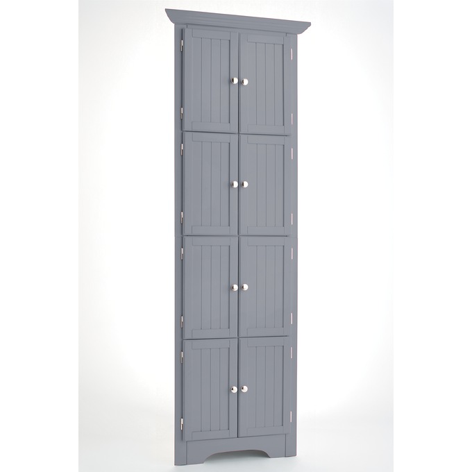 Westwick Tall Corner Storage Cabinet with 8 Doors, , large
