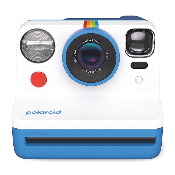 Polaroid Now Instant Camera, Blue, large