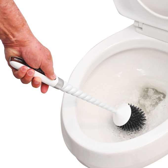 Horsepower Unicorn Motorized Toilet Brush, , large
