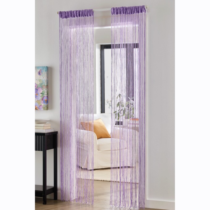 Colorful Metallic String Curtain, , large