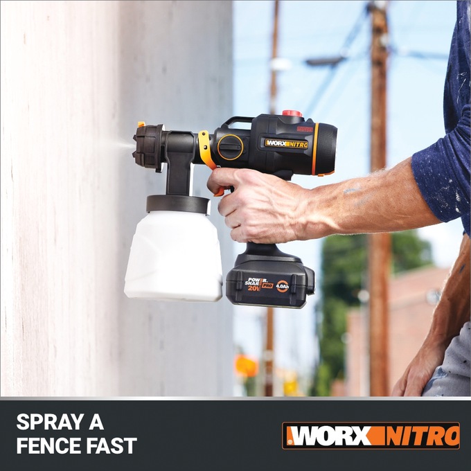 Worx 20V Paint Sprayer (Tool Only), , large