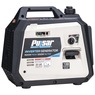 Pulsar 1600W/1200W Portable Gas Inverter Generator, Recoil Start with CO Alert, Black, large