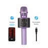 Wireless Karaoke Microphone, Purple, large