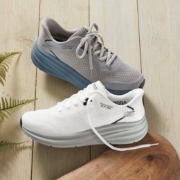 BOBS Men's Slip-Ins Skillz by Skechers with Heel Pillow and Memory Foam Footbed, , large