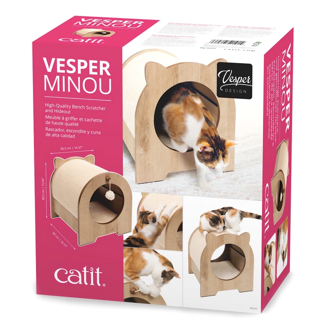 Catit Vesper Minou Bench Scratcher, , large