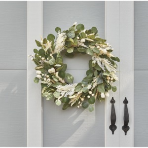 Eucalyptus and Pampas Wreath, , large