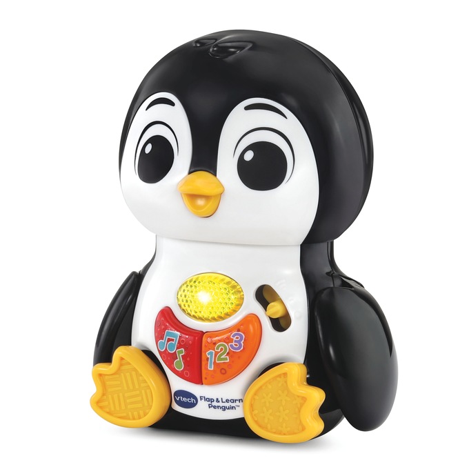 VTech Flap & Learn Penguin, Black, large