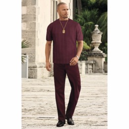 Noah Short-Sleeve Mock-Neck Sweater, , large