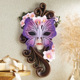 Butterfly Wall Mask D&eacute;cor, , large