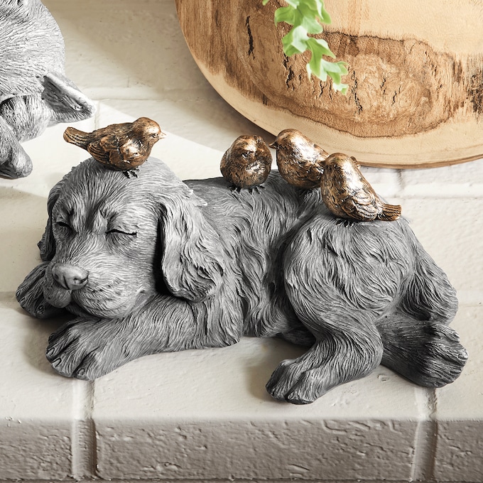 Sleeping Pet Figurine, , large