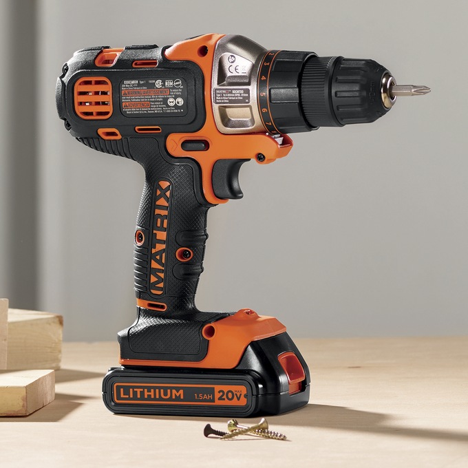 Black Decker 20 Volt Cordless Lithium Drill Driver Montgomery Ward
