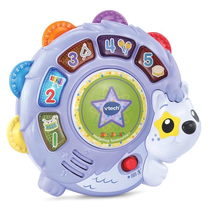 VTech Hedgehog Tambourine, Multi, large