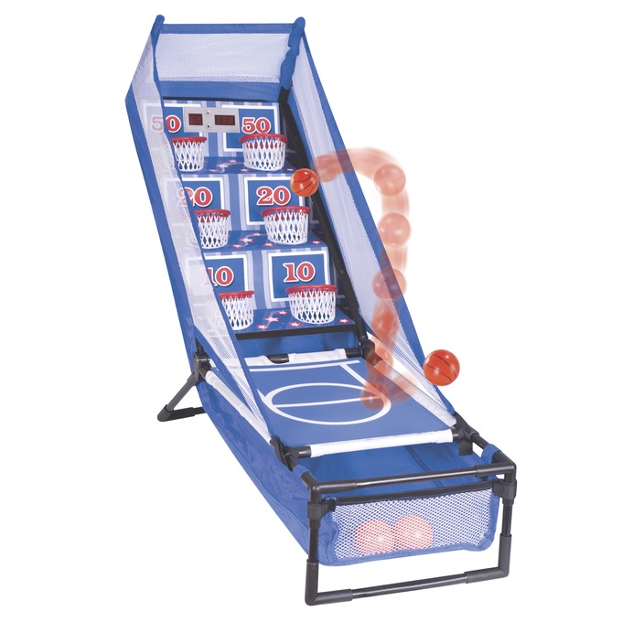 Tabletop Electronic Shoot N' Score Basketball Game Montgomery Ward