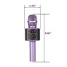 Wireless Karaoke Microphone, Purple, large