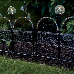 Set of 2 Solar Scroll Edging, , large