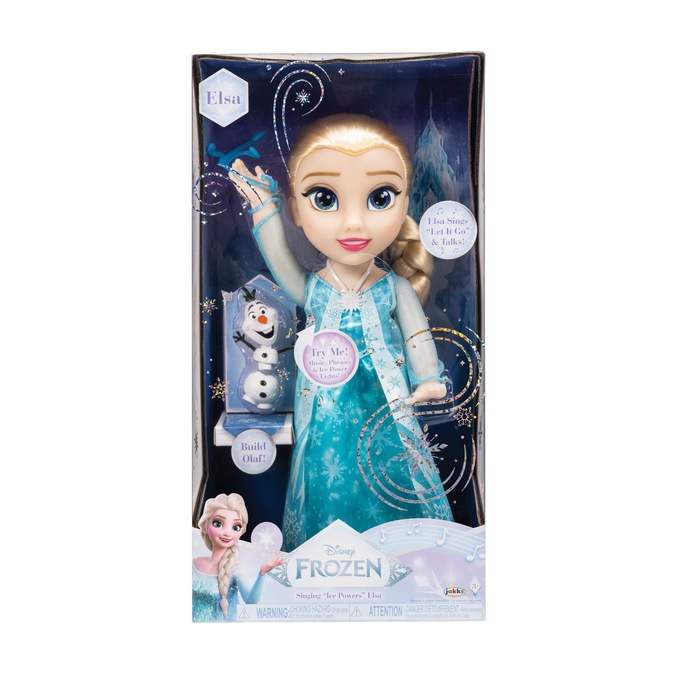 Lights & Sound Elsa Doll, Blue, large