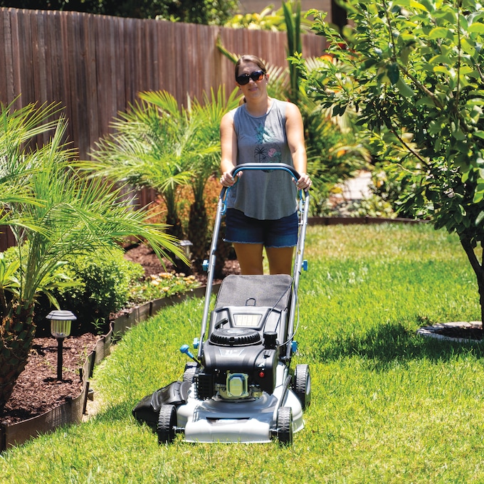 Pulsar 21" 200CC 3-in-1 Self-Propelled Lawn Mower, Black, large