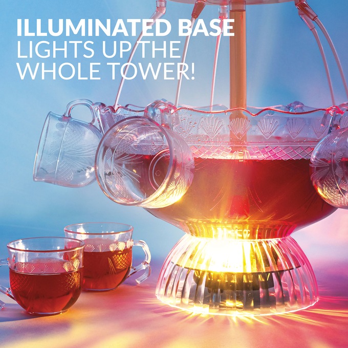 Nostalgia Lighted Party Fountain, , large