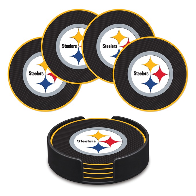 Set of 4 NFL Coasters, , large