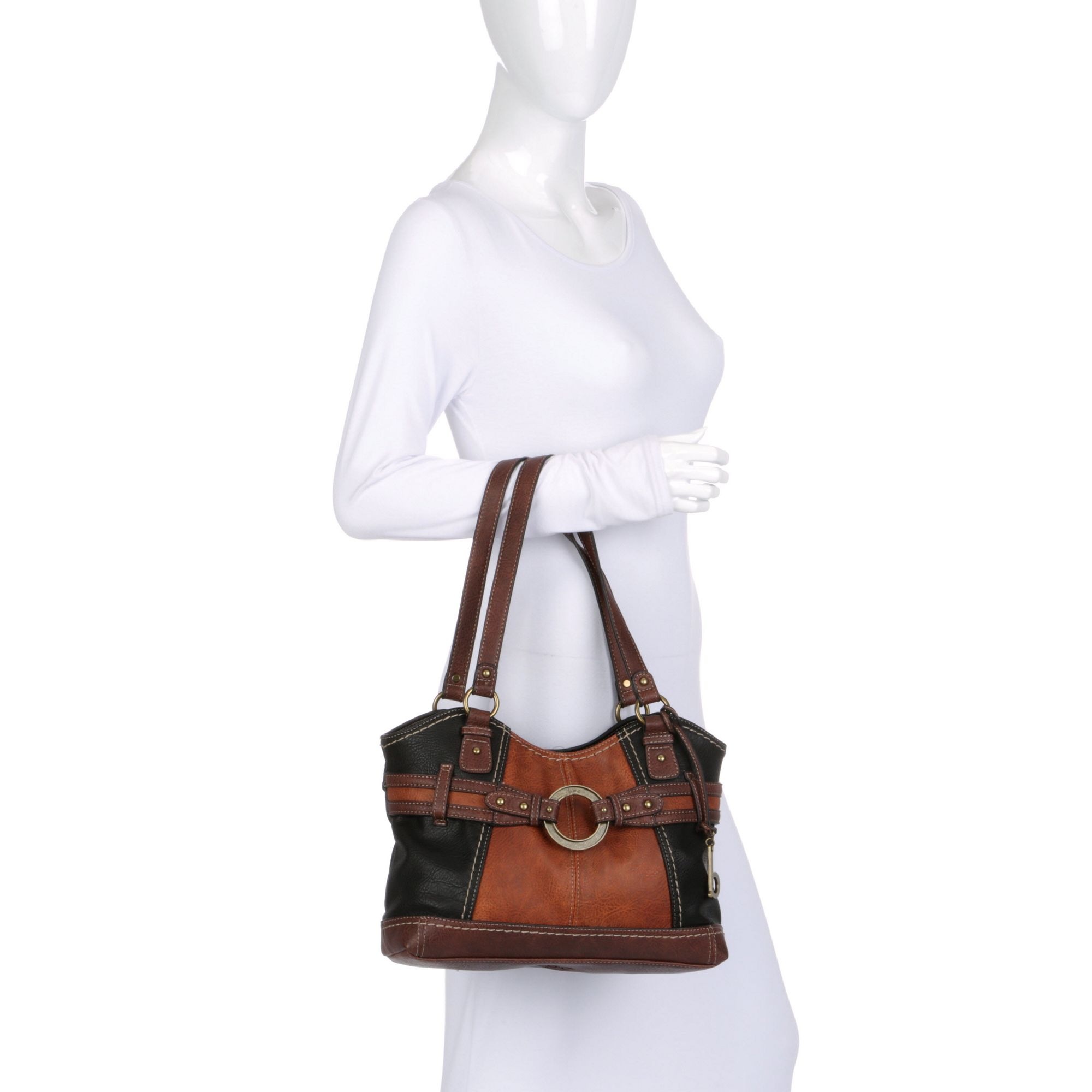 born leather tote