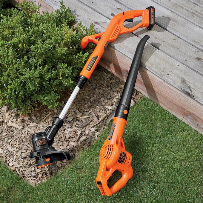 BLACK+DECKER 20V MAX Cordless String Trimmer/Edger and Blower Combo, , large