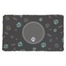 Personalized Paw-and-Bones Pattern Throw Blanket, , large