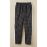 Contrast Stripe Pant, Black White Dot, large