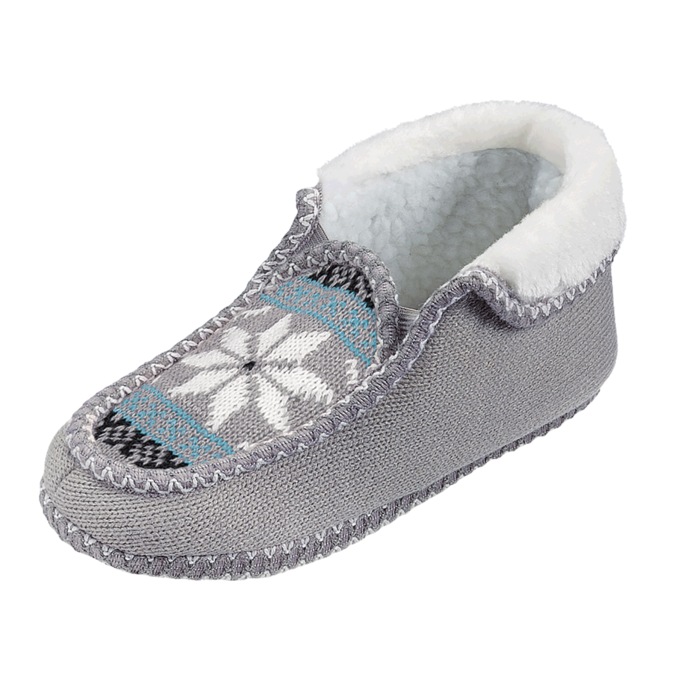 Nordic Knit Slipper, , large