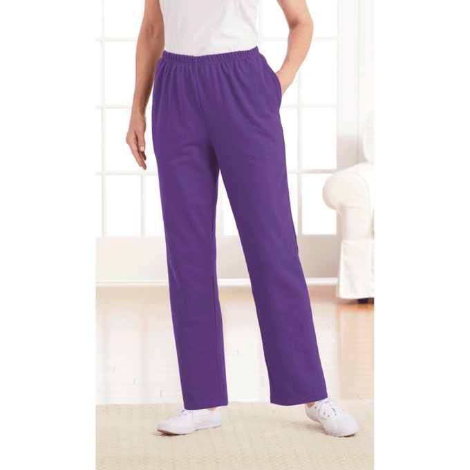Casual Fleece Cotton-Blend Pant for Women, , large