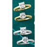 10K Gold Cubic Zirconia Ring, , large