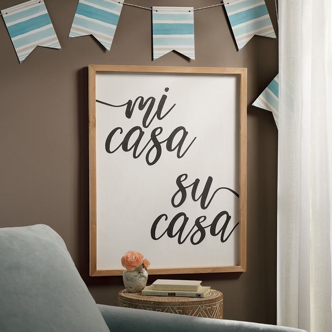 Mi Casa Su Casa Wall Art, , large