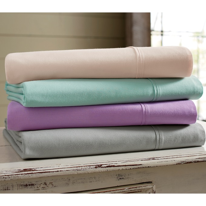 Easy Care Cotton Sheet Set, Gray Mist, large