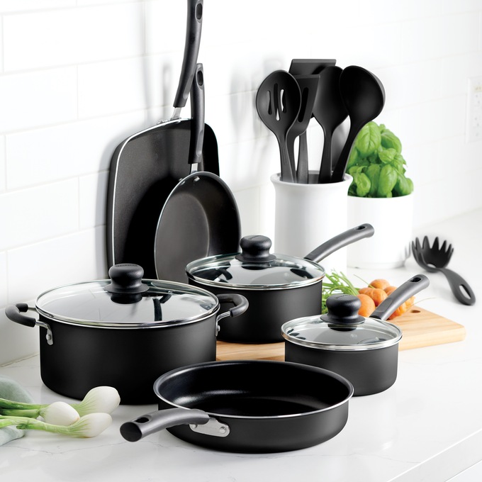 Tramontina Primaware Non-Stick Cookware Set, 10 Piece $15.84