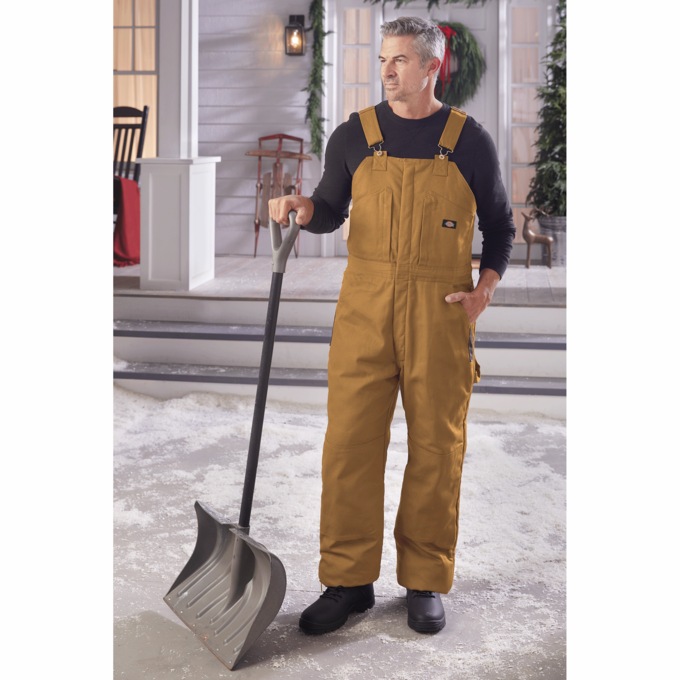 Dickies Sanded Duck Insulated Bib Overalls, , large