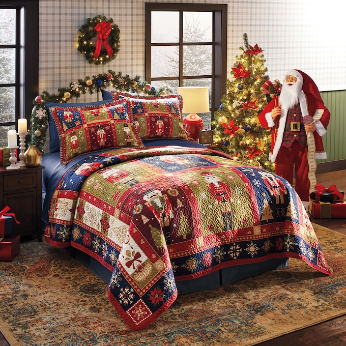Nutcracker Quilt and Sham, , large