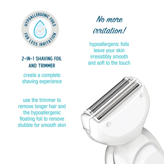 Conair Dual Foil Wet/Dry Shaver, , large