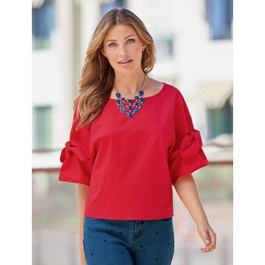 Ruby Tie-Sleeve Top, , large